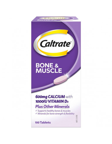 Caltrate 1000iu Bone And Muscle Health Tablets 100pk
