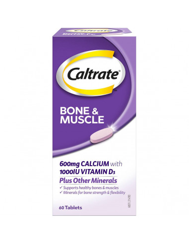 Caltrate 1000iu Bone And Muscle Health Tablets 60pk