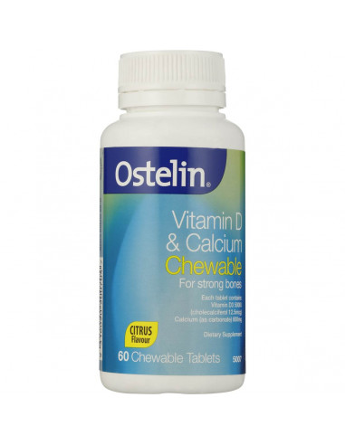 Ostelin Vitamin D & Calcium Chewable 60