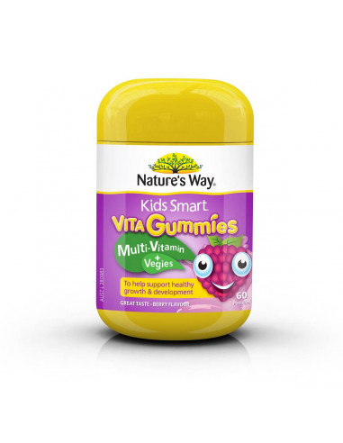 Nature's Way Kids Smart Vita Gummies Multi + Vegies 60pk