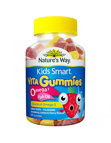Nature's Way Kids Smart Vita Gummies Omega 60pk