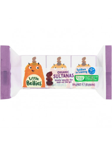 Little Bellies Sultanas 6 pack
