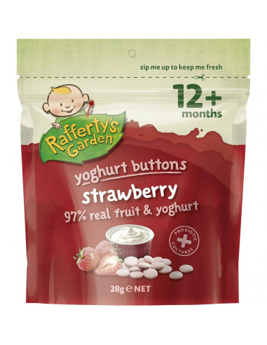 Rafferty's Garden Strawberry Yoghurt Buttons 28g