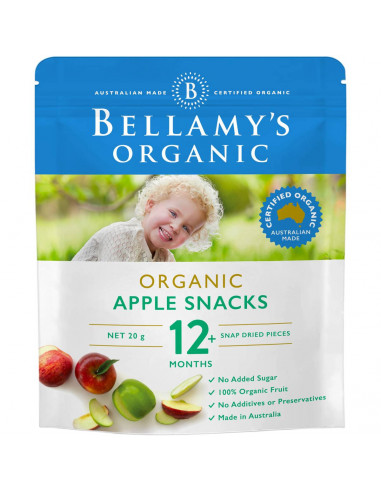 Bellamy's Organic Apple Snacks Apple 20g