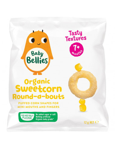 Little Bellies Round-a-bouts Super Sweet Corn 12g