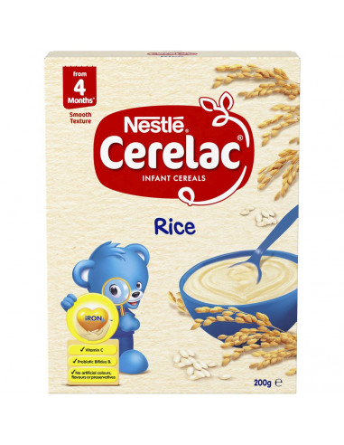 Nestle Cerelac Food 4 Months Rice With Probiotics 200g