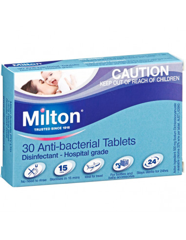 Milton Anti Bacterial Tablets 30 pack