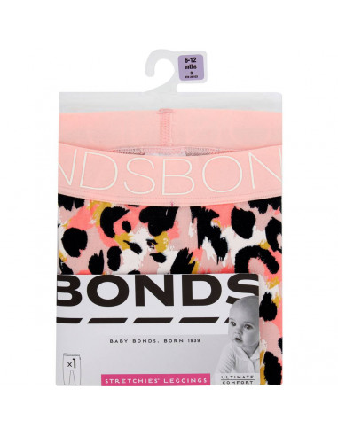 Bonds Baby Stretchy Legging Girl Size 000 To 2 each