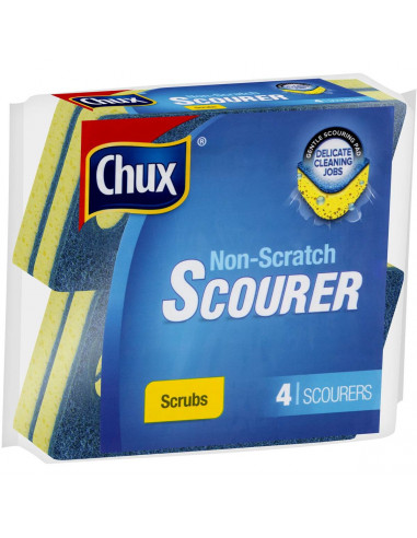 Chux Non Scratch Scourer Scrubs 4 pack