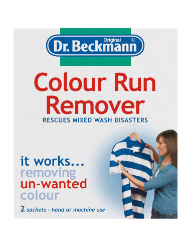 2 x 2pk Dr. Beckmann Colour Run Remover 75g