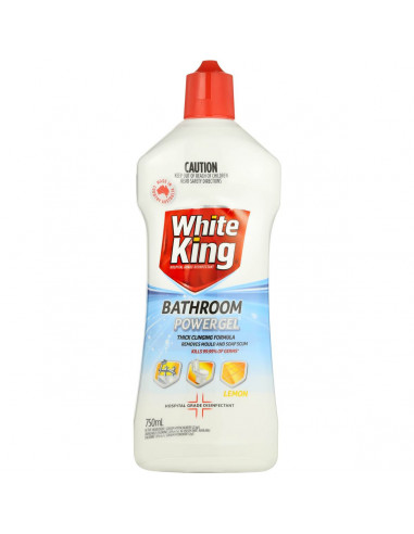White King Bathroom Power Gel Lemon 750ml