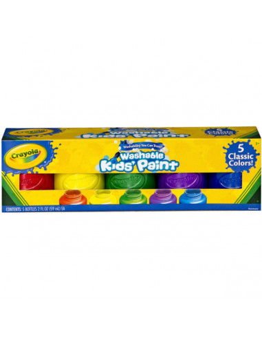 Crayola Washable Kids Paint 5 pack