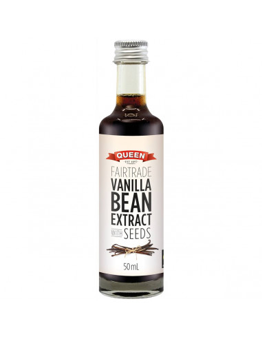 Queen Fairtrade Vanilla Extract With Seeds 50ml