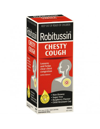 Robitussin Cough Syrups Chesty Cough 200ml