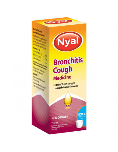 Nyal Cough Syrups Bronchitis Mix 200ml