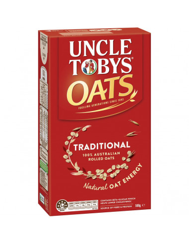 Uncle Tobys Traditional Oats 500g
