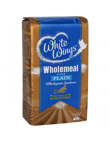 White Wings Plain Flour Wholemeal 1kg
