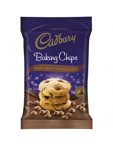Cadbury Baking Milk Chocolate Chips 200g