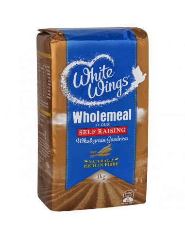 White Wings Self Raising Flour Wholemeal 1kg