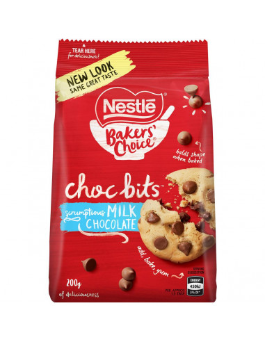 Nestle Bakers' Choice Milk Choc Bits 200g