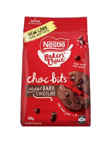 Nestle Bakers' Choice Dark Choc Bits 200g
