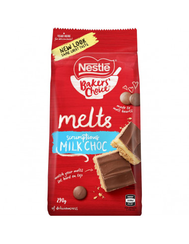 Nestle Bakers' Choice Milk Choc Melts 290g