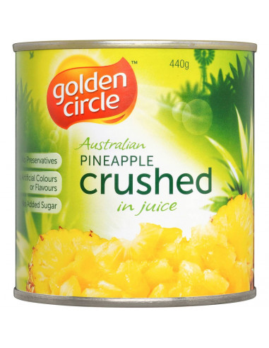 Golden Circle Pineapple Crushed In Natural Juice 440g