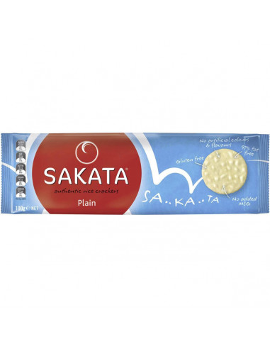 Sakata Rice Crackers Plain 100g
