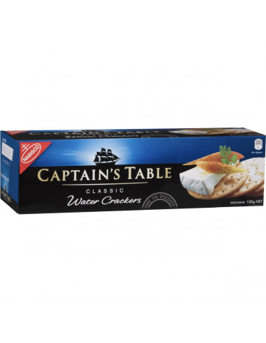 Captains Table Water Cracker 125g