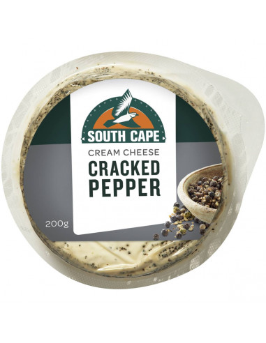 South Cape Cracked Pepper Cream Cheese 200g