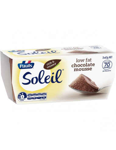 Paul's Low Fat Chocolate Mousse 2 pack