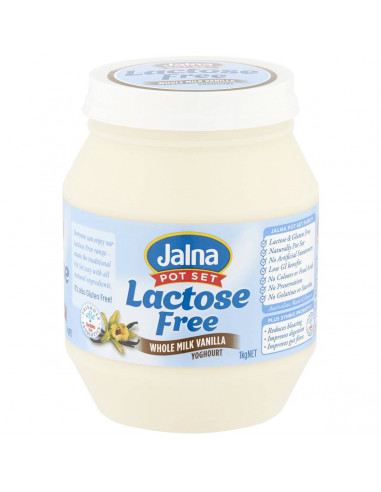 Jalna Yoghurt Lactose Free Whole Milk Vanilla 1kg
