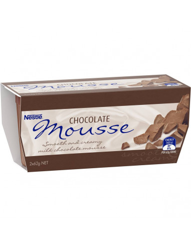 Nestle Chocolate Mousse 2x62g