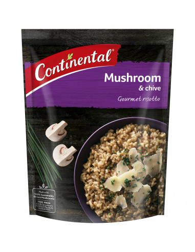 Continental Side Dish Mushroom & Chive Risotto 115g