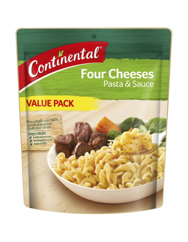 Continental Value Pack Pasta & Sauce Four Cheeses 170g