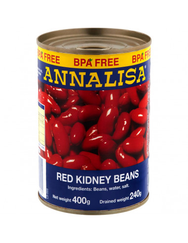 Annalisa Beans Red Kidney 400g