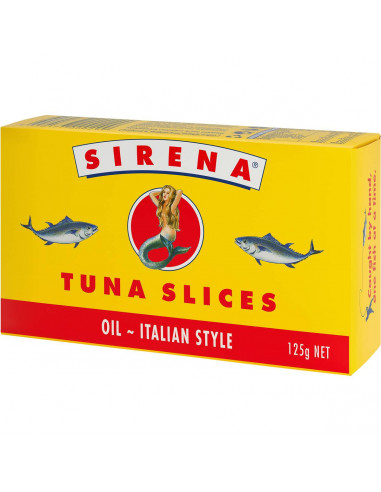 Sirena Tuna Slices In Oil Italian Style 125g