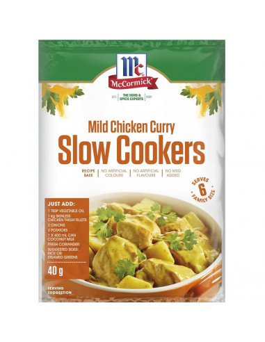 Mccormick Slow Cookers Mild Chicken 40g