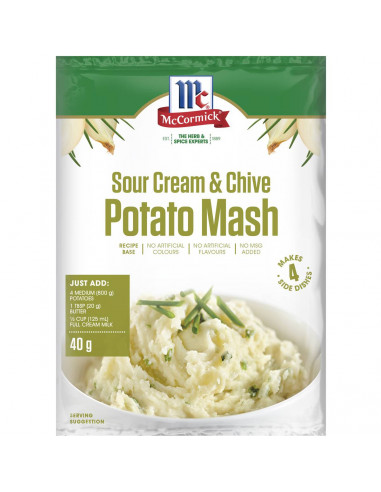 Mccormick Produce Partner Sour Cream Chive Potato Mash 40g