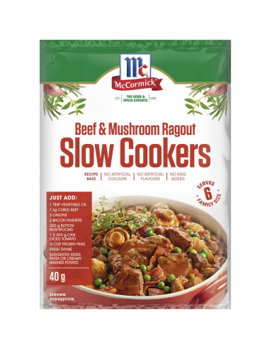 Mccormick Slow Cookers Beef & Mushroom 40g