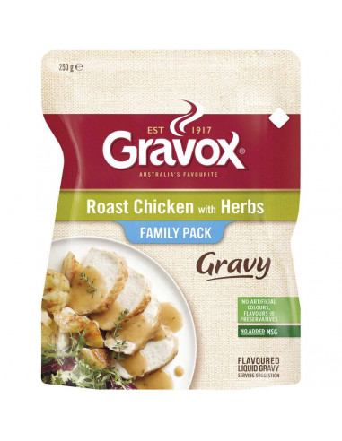 Gravox Gravy Liquid Roast Chicken Herbs 250g