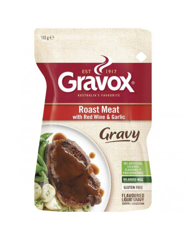 Gravox Gravy Mix Roast Meat Red Wine Garlic 165g