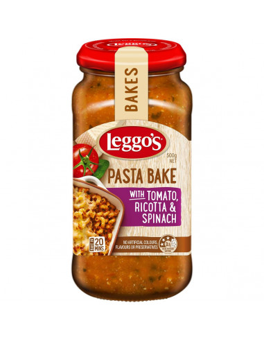 Leggo's Pasta Bake Tomato Ricotta & Spinach 500g