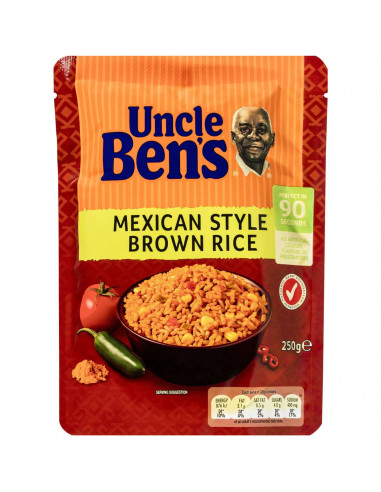 Uncle Bens Express Mexican Style Brown Rice 250g