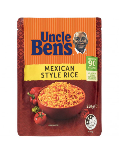 Uncle Bens Express Microwave Mexican Style Rice 250g
