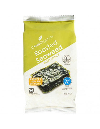 Ceres Organic Roasted Seaweed Nori Snack 5g