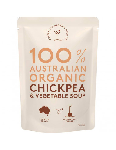 Australian Organic Food Co Chickpea & Vegetable Soup 330g