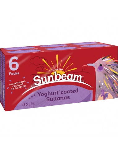 Sunbeam Yoghurt Coated Sultanas 180g