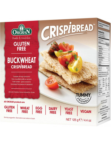 Orgran Crispbread Gluten Free Buckwheat 125g