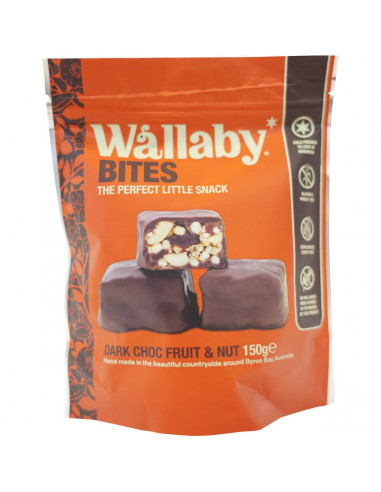 Wallaby Bites Dark Chocolate Fruit Nut 150g